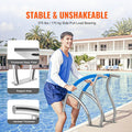 Stainless Steel Pool Handrail 2 PCS 30x30in Base Plate Spa
