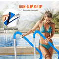 Stainless Steel Pool Handrail 2PC 48x36in Base Plate Spas