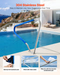 Pool Handrail 122x91.5cm 100kg Stainless Steel Detachable Non