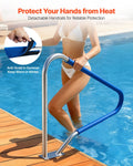 Pool Handrail 122x91.5cm 100kg Stainless Steel Detachable Non
