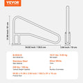 Stainless Steel Pool Handrail 2pc 55x32