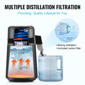 Water Distiller 4L 750W Stainless Steel Countertop Pure Water Maker
