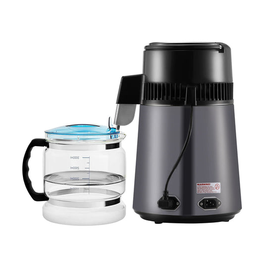 Water Distiller 4L 750W Stainless Steel Countertop Pure Water Maker