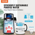 Water Distiller 4L 750W Stainless Steel Countertop Pure Water Maker