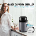 Water Distiller 4L 750W Stainless Steel Countertop Pure Water Maker