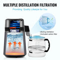 Water Distiller 4L 750W Stainless Steel Countertop Pure Water Maker