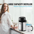 Water Distiller 4L 750W Stainless Steel Countertop Pure Water Maker