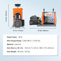 Electric Wire Stripper 1.5-25mm Copper Cable Stripper 60W