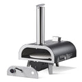 12 in Wood Fired Pizza Oven Pellet Stove Electric Rotation Thermometer