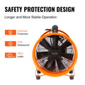 Portable Ventilator 304.8mm Cylinder Fan 367W 2574CFM with 10m Duct