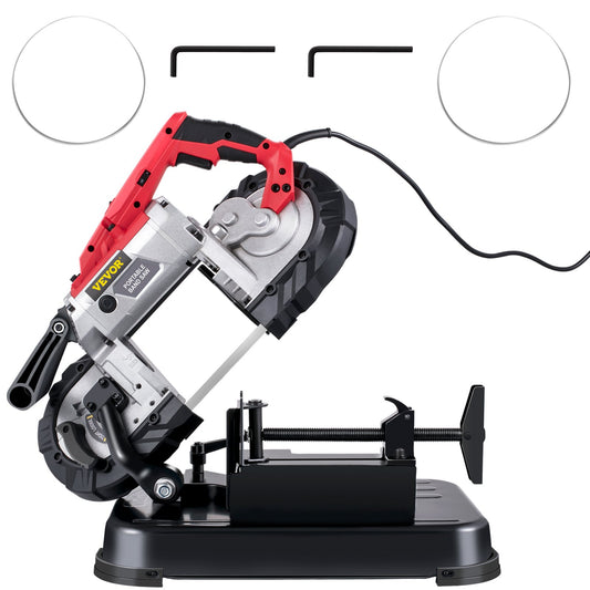 Portable Band Saw 127mm Cordless 10Amp Variable Speed Metal Wood