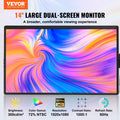 14in Portable Monitor 1080P HD USB-C HDMI Laptop Screen Extender