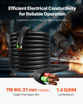 7.62m 6AWG 600V SOOW Power Cable 4 Conductor Welder Copper