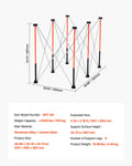 Portable Folding Workstand 1267x665mm 1135kg Collapsible