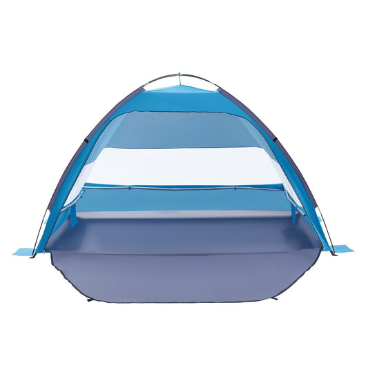 Beach Tent 4 Person UPF 50+ Sun Shelter Portable Canopy Carry Bag