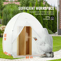 Spray Paint Tent 60x60x70cm Pop-Up Portable Booth Built-In Floor