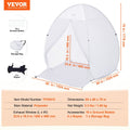 Spray Paint Tent 60x60x70cm Pop-Up Portable Booth Built-In Floor