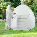 Spray Paint Tent 60x60x70cm Pop-Up Portable Booth Built-In Floor