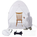 Spray Paint Tent 60x60x70cm Pop-Up Portable Booth Built-In Floor