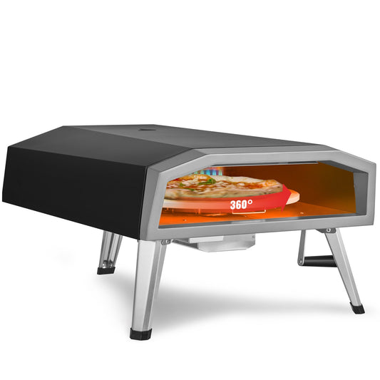 Gas Pizza Oven 406mm Stainless Steel Portable Outdoor