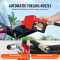 Portable Diesel Fuel Tank 182L Electric Transfer Pump 10.6 GPM Red