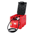 Portable Diesel Fuel Tank 182L Electric Transfer Pump 10.6 GPM Red