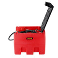 Portable Diesel Fuel Tank 182L Electric Transfer Pump 10.6 GPM Red