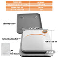 Heat Press 12 x 10 in Portable Easy Press Sublimation Transfer DIY T-shirt