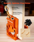 Pocket Hole Jig Kit 12-48mm Adjustable Woodworking Drill System