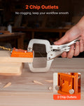 Pocket Hole Jig Kit 12-48mm Adjustable Woodworking Drill System