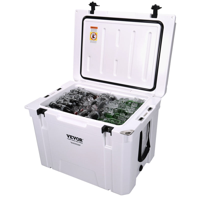 65L Insulated Hard Cooler Ice Chest 65 Can Capacity Camping Beach