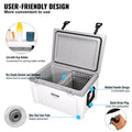 Insulated Portable Cooler 49L Holds 50 Cans Ice Chest Camping Beach