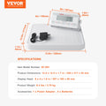 Portable Medical Scale Digital 440LBS Capacity Anti-slip 2 Units