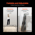 Work Platform 4 Gear Adjustable Height Folding Step Ladder 400kg