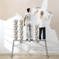 Work Platform 4 Gear Adjustable Height Folding Step Ladder 400kg