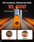 20W Laser Engraver 10,000mm/s 160x140mm Wood Acrylic Engraving Machine