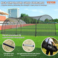 Baseball Batting Cage Net Frame 22x12x8ft Portable Heavy Duty