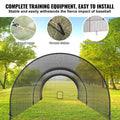 Baseball Batting Cage Net Frame 22x12x8ft Portable Heavy Duty