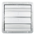 Shutter Exhaust Fan 406mm 1400RPM 1506CFM Aluminum Wall Mount
