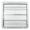 Shutter Exhaust Fan, 406 mm High-speed 1400RPM 1506 CFM, Aluminum Wall Mount Attic Fan with AC-motor, Ventilation and Cooling for Greenhouses, Garages, Sheds, Shops