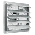 Shutter Exhaust Fan, 610 mm High-speed 1400RPM 2892 CFM, Aluminum Wall Mount Attic Fan with AC-motor, Ventilation and Cooling for Greenhouses, Garages, Sheds, Shops