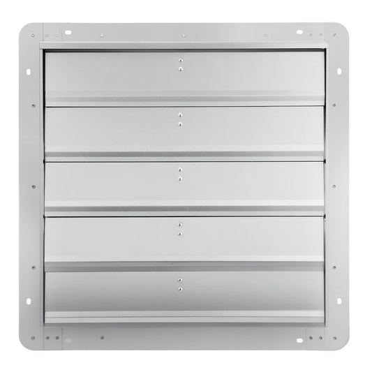 Shutter Exhaust Fan 610mm 1400RPM 2892CFM Aluminum Wall Mount