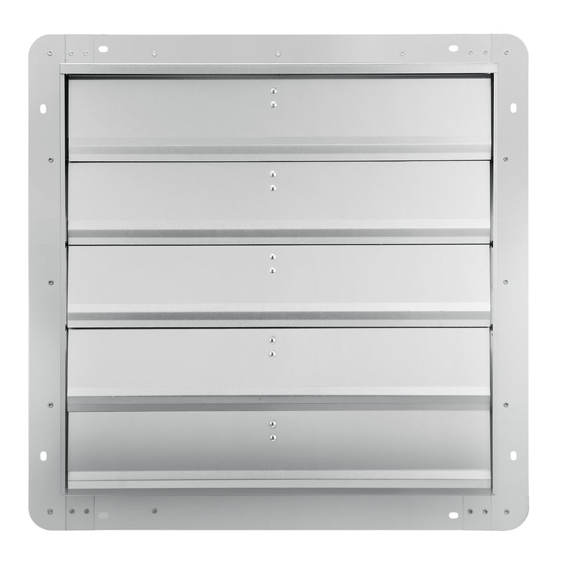 Shutter Exhaust Fan 610mm 1400RPM 2892CFM Aluminum Wall Mount