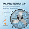 Shutter Exhaust Fan 610mm 1400RPM 2892CFM Aluminum Wall Mount