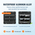 Shutter Exhaust Fan 254mm 843CFM EC-motor Variable Speed Humidity