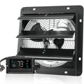 Shutter Exhaust Fan 254mm 843CFM EC-motor Variable Speed Humidity