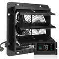 Shutter Exhaust Fan 254mm 843CFM EC-motor Variable Speed Humidity
