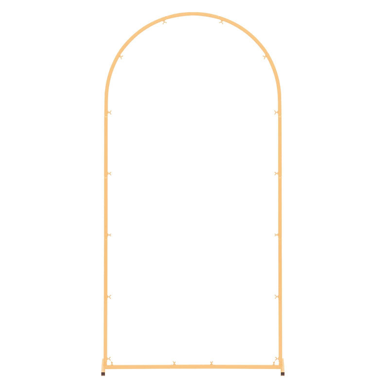 Arch Backdrop Stand 2x1m Gold Metal Wedding Party Decoration