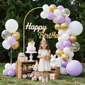 Arch Backdrop Stand 2x1m Gold Metal Wedding Party Decoration