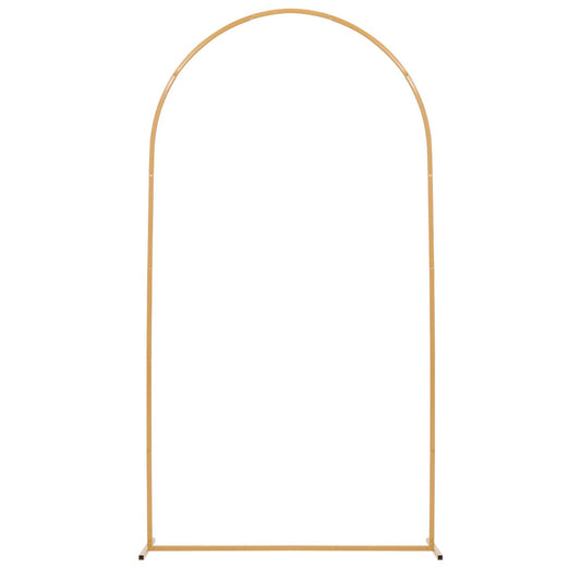 Arch Backdrop Stand 2.2m x 1.2m Gold Metal Wedding Party